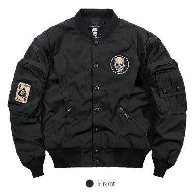 China Waterproof Lightweight Custom College Baseball Satin Nylon Polyester Flight Bomber Jackets for sale