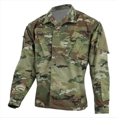 China Breathable Military Tactical Uniform ACU Tear-Stop Tear-Stop Poly Combat TC 65/35 Poly Military Uniform / Cotton Fabric for sale