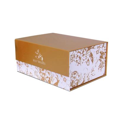 China Cardboard Paper Folding Paper Box Packing Recyclable Folding Magnetic Gift Box for sale