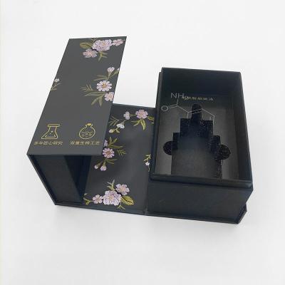 China Luxury Skincare Rigid Gift Box Double Door Opening Cosmetic Packaging Box for sale