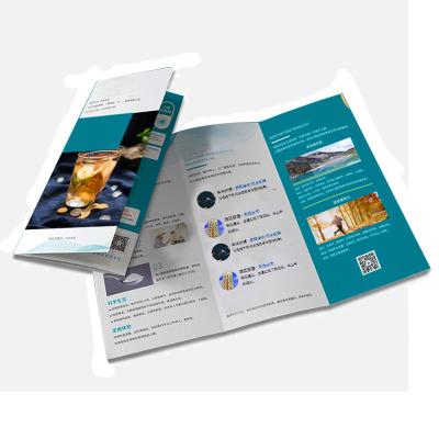 China Glossy Lamination Custom Brochure Printing Coated Recycled Paper Brochure Printing for sale