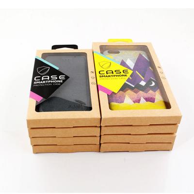 China CMYK Electronics Packaging Box Mobile Phone Case Box Packaging With PVC Insert for sale