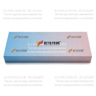 China Custom Logo Sweet Flip Paper Box Chocolate Bar Packaging Slotted Box With Box Sleeve for sale