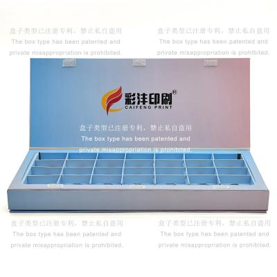 China Custom Logo Printing Coated Paper Chocolate Box Candy Flip Packing Box With Paper Insert for sale