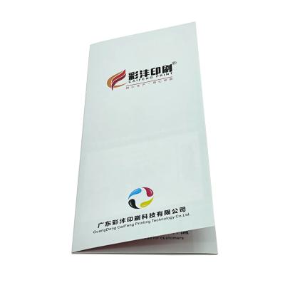 China custom brochure printing folded brochure leaflet printing customized booklet printing for sale