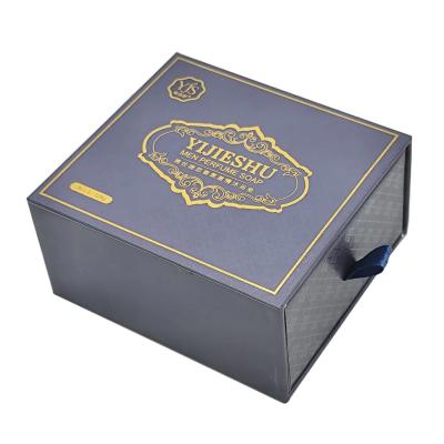 China Wholesale Customized Rectangle Cardboard Soap Small Box Shipping Drawer Sliding Packaging Gift Box for sale