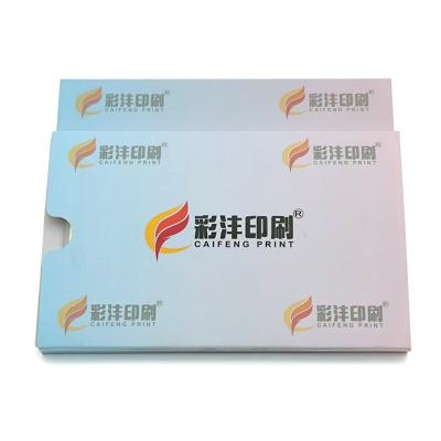 China Custom Recyclable Printing Tiny White Paper Endoderm Frosted Folding Drawer Paper Box Small for sale