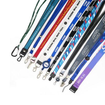 China Durable Custom Black Snap Hook Metal Standard Polyester Lanyard With Plastic Card Holder Loose Neck Lanyards Strap for sale