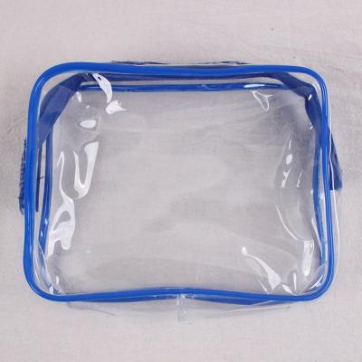 China Fashion Transparent Makeup Bag Fashion Clear PVC Cosmetic Bag for sale