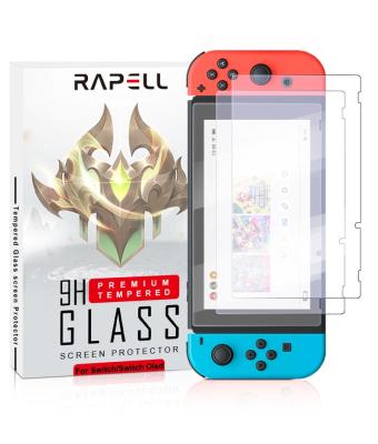 China Anti-fingerprint 2.5D Tempered Glass Game Player Glass Cover Screen Shockproof Protector For Nintendo Switch for sale