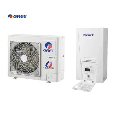 China Gree Versati DC Inverter Outdoor Air Source For Water Heater Floor Heating Heat Pump System for sale