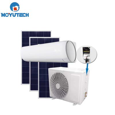 China Moyu 1HP 1.5HP 2HP Hybrid Air Split Solar Powered Indoor Wall Mounted Solar Cooler Type Solar Air Conditioner for sale