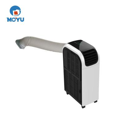 China MOYU Dehumidifier Home Use 9000Btu Mini Floor Mobile Ac Unit Portable Cooling Air Conditioner with Warm Air Vent Hose for sale