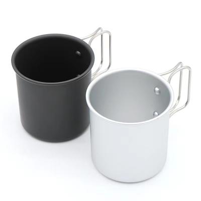 China Wholesale Bulk Custom Portable Food Factory LOGO Printing Aluminum Alloy Water Cup For Outdoor Camping for sale