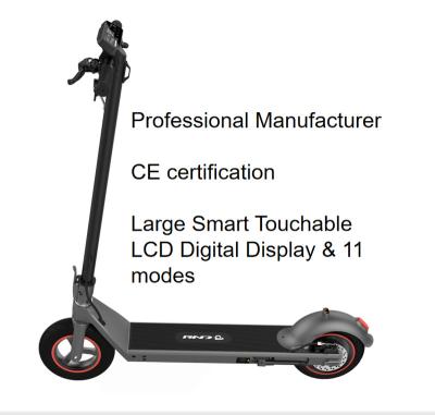 China Large 350w 36v Unisex CE LCD Digital Display e Scooter Aluminum Alloy Smart Touchable Electric Scooters for sale