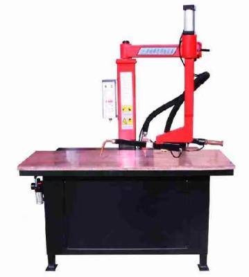 China Easy Operate flexible arm table spot welding machine double arm Multi-point Rotary Arm Table Spot Welding Machine price for sale