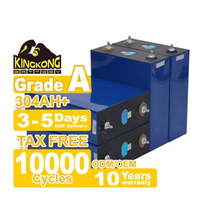 China KingKong batterij OEM/ODM 304ah 320ah Lf280k 3.2v 280ah Energieopslag Lifepo4 batterij Te koop