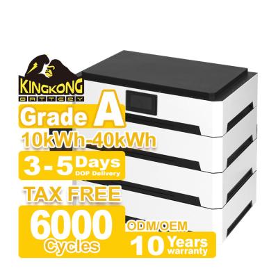 China Metalen behuizing Lithium-ion 51.2V Home Commercial Solar Energy Battery Storage System 10kwh Te koop