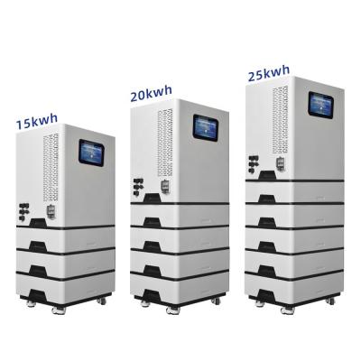 China Hybrid Grid Connection Stacked Smart Energy Storage Battery 10kw 15kw 20kw 30kw 35kw for sale