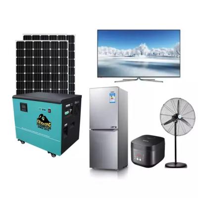 China 10kw Home Solar Energy Storage System With 12v Generator And 48v 200ah Lithium Battery for sale