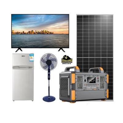 Cina 500W / 1KW batterie al litio generatore portatile di energia solare per TV e luci domestiche in vendita