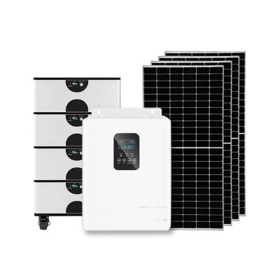 China Volledig off-grid 10kw zonne-energiesysteem met CE-certificaat en gratis installatiedienst Te koop