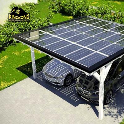 China Sistema de montaje de solar solar de diseño moderno para cocheras opciones de material natural y estándar en venta