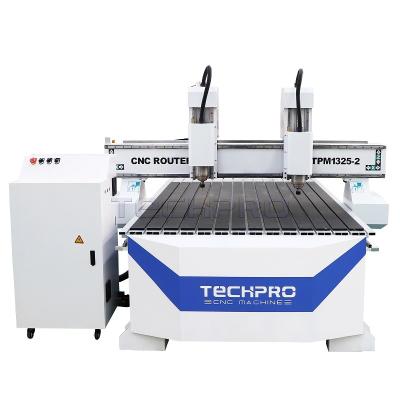 China Hotels Double Heads 1325 Wooden CNC Router Toy CNC Router Making Machine 1325/wood Carving Engraver CNC Router Machine for sale