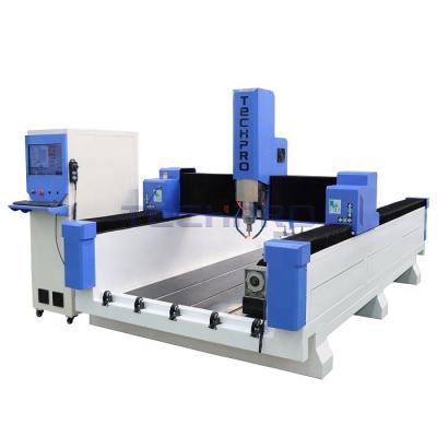 China Stone Granite Quartz Sandstone 4 Axis Stone CNC Router Machine Marble CNC Router Machine With Rotary for sale