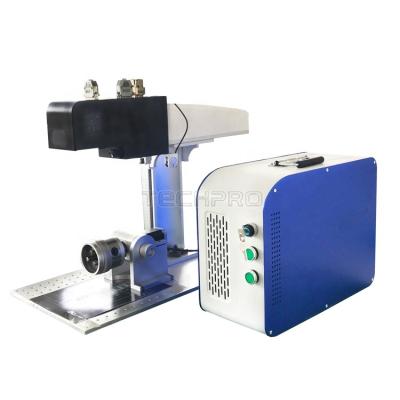 China Laser marking desktop 30w fiber laser engraving machine for metal label name plate for sale