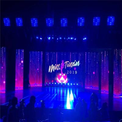 China Concert.Wedding.Music Festival Wall Stage Background Flexible Giant Indoor Outdoor Led 3D Display Screen for sale