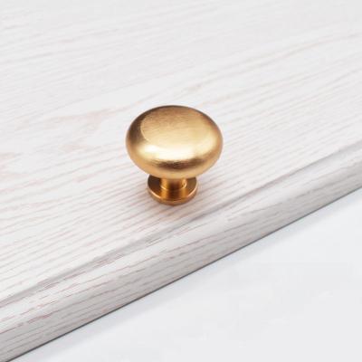 China Modern Single Hole Gold Single Door Wardrobe Drawer Cabinet Furniture Handle Light Luxury Aluminum Alloy Handle for sale