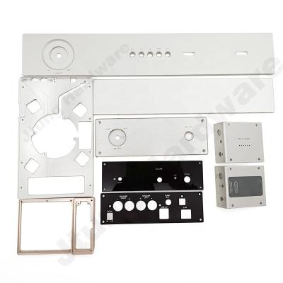 China Aluminum Anodized 6063 Aluminum Instruments Front Panel For Amplifier Electronic Devices for sale