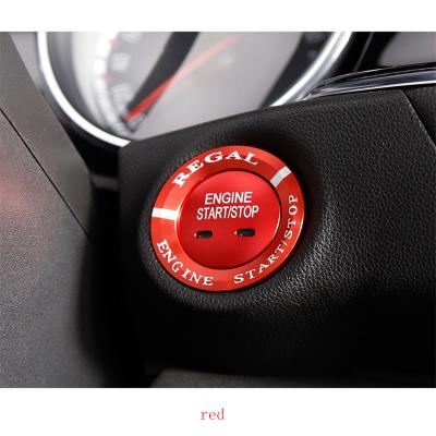 China Brief & Simple Color Button Start Equinox Decoration Stick Interior Decoration Circle Refit RS Buttons Car for sale