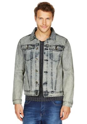 China Breathable Denim Jacket Men Winter Washed Denim Jacket From China Manufacturer for sale