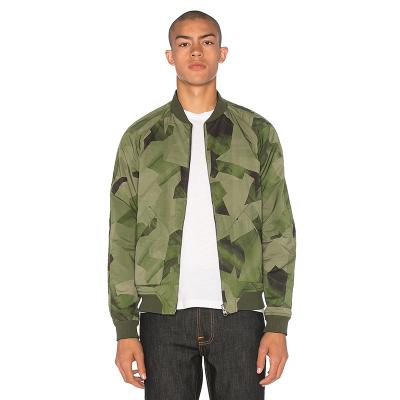 China Breathable Camouflage 100%Nylon Custom Made Bomber Jacket Mens Breathable Bomber Jacket for sale