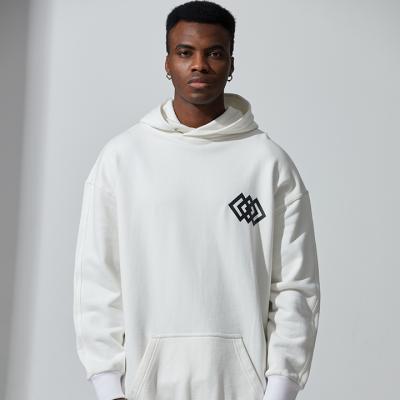 China Custom Oversized Plain White Logo Anti-wrinkle Pullover Hoodies Sweatshirts For Men for sale