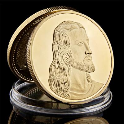 China Durable European Christian Bible Collecting Commemorative Coins of Jesus Revival Last Supper Coins for sale