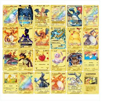 China 1st Charizard Enduring Hot Card Game Pokemones Gold Selling Amazon Edition Pokemones Trading Card Set for sale