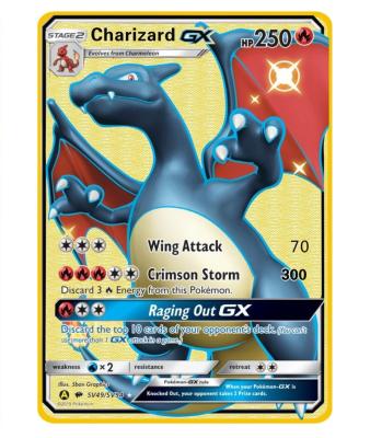 China Popular Ex Gx Durable Pokemon Mega Cards Gold Metal Charizard Pikachu Pokemon Black Cards For Playing Trading Game for sale