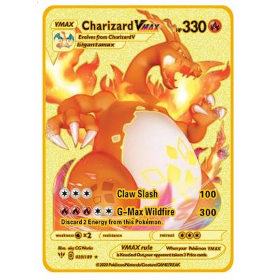 China Wholesale pokemon durable cards trading card game pokemon vmax EX MEGA cards for France Germany Japanese English version for sale