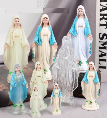 China Europe Holiday Decoration Craft Resin Virgin Mary Statue Religion Craft Decoration Madonna for sale