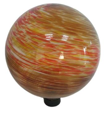 China Farmhouse Garden Glass Globe Color Large Gazing Ball Decorated for sale