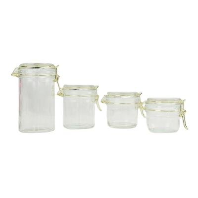 China Freshness Preservation Best Buy Fruit Coffee Tea Set Honey Jar Food Storage Bottle Glass Container Jar for sale