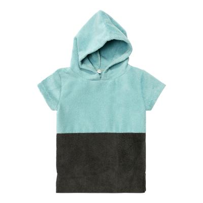 China Moco QUICK DRY Thick Absorbent Beach Hooded Kids Surf Toddler Hooded Towel Poncho for sale