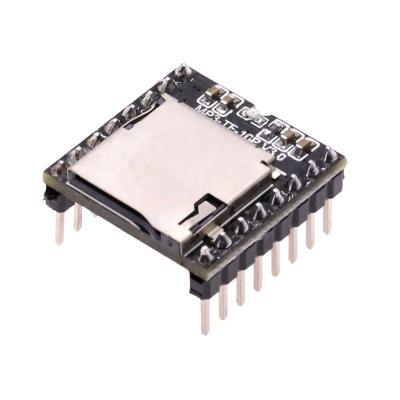 China DFPlayer mini MP3 player voice module voice module board TF card U disk mini MP3 player DF for sale