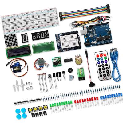 China Starter Kit For Arduino Uno R3 Upgraded Version Learning Suite With Retail Box With Electronic Starter Kit Breadboard DIY Link-points 830 Box For Arduino Uno R3 for sale