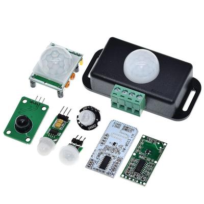 China PIR Motion Sensor HC-SR501 HC-SR505 AM312 SR602 HW-MS03 Adjust Infrared IR Pyroelectric Mini PIR Module Motion Sensor Detector Module to Arduino for sale