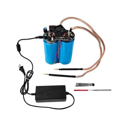 China Hotels Lithium Battery Spot Welder Farad Capacitor Butt Welder Household Welding Double Pulse Weld Nickel Plated 0.3mm LCD Monitor for sale