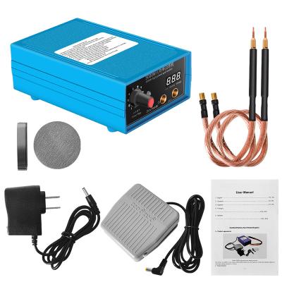 China Hotels 5000W Mini Spot Welder Machine DIY Kit 18650 Battery Pack Welding Machines 10 Speed ​​Spot Welding Machine 0.1~0.15mm Nickel Strip for sale